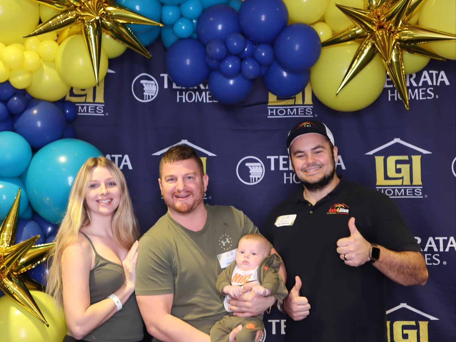 Sandra, Cole, Grandma, and the kids are officially homeowners 