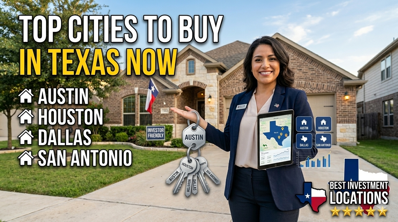 The Best Cities in Texas to Buy Real Estate Right Now
